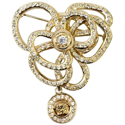 vintage versace brooch|Versace Brooch .